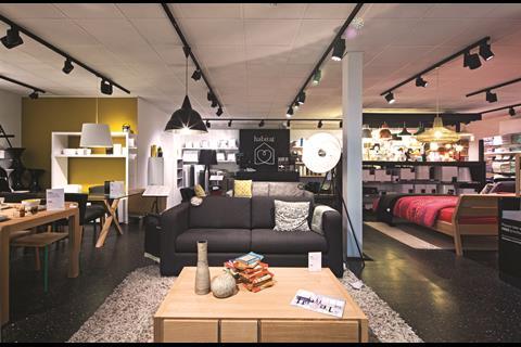 Habitat’s mini store in the Ruislip Homebase is               part of a strategy of opening shop-in-shops in its sister retailer. The aim is to install Habitat in 14 Homebases by Christmas